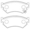 AISIN ASN-107 Brake Pad Set, disc brake